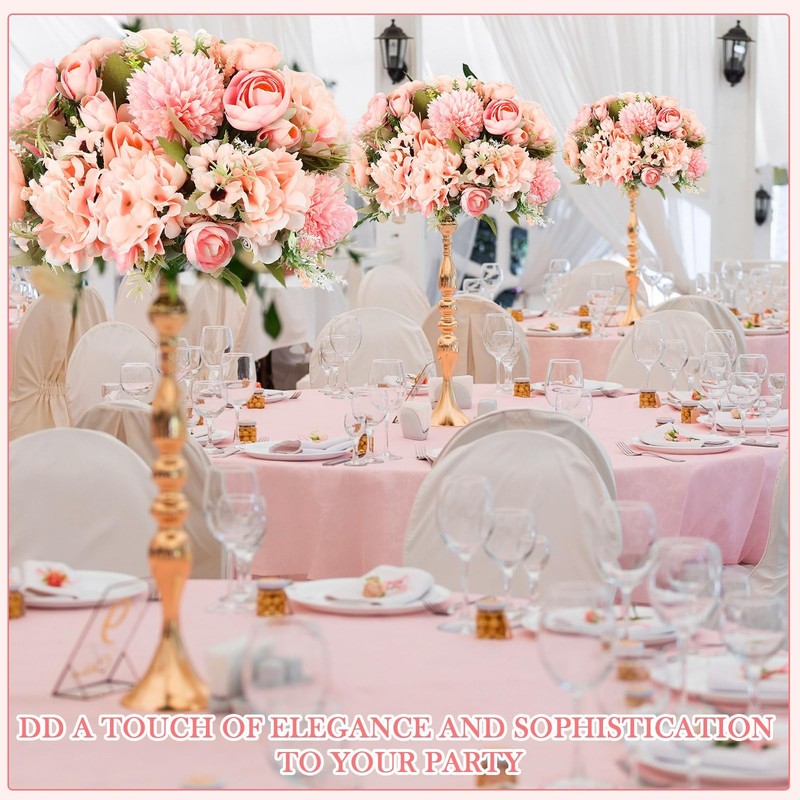 Tigeen 24 Bundles Peonies Artificial Flowers Faux Roses Silk Flowers Hydrangea gallery