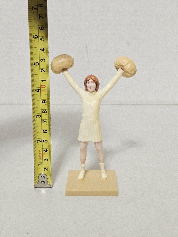 Vintage 1980 Wilton Cake Topper Cheerleader (1980’s High School Female Figure) gallery