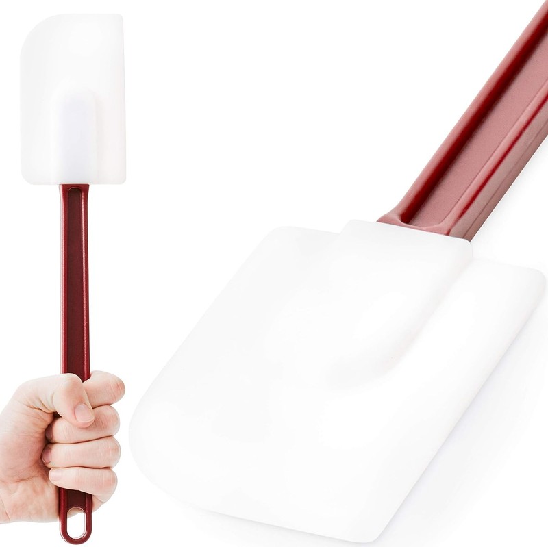 Restaurant Grade, Heavy Duty 14 In. Silicone Spatulas 2 Pa. Long, Heat