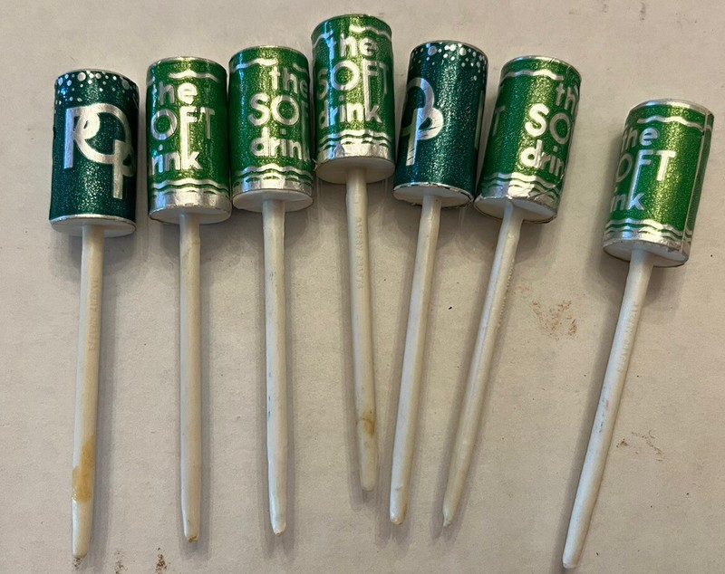 Vintage 7 Soda Drink Cans And 12 French Fries Sticks For Cake Decorating gallery