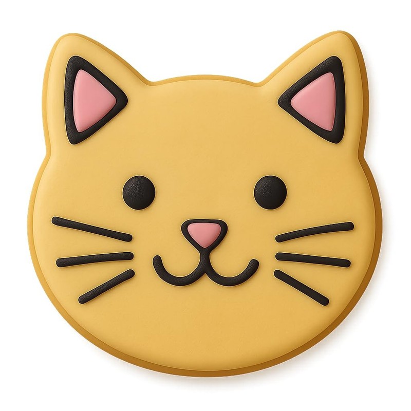 Cat Face Cookie Cutter - 4x3.7" Creative Party Baking gallery
