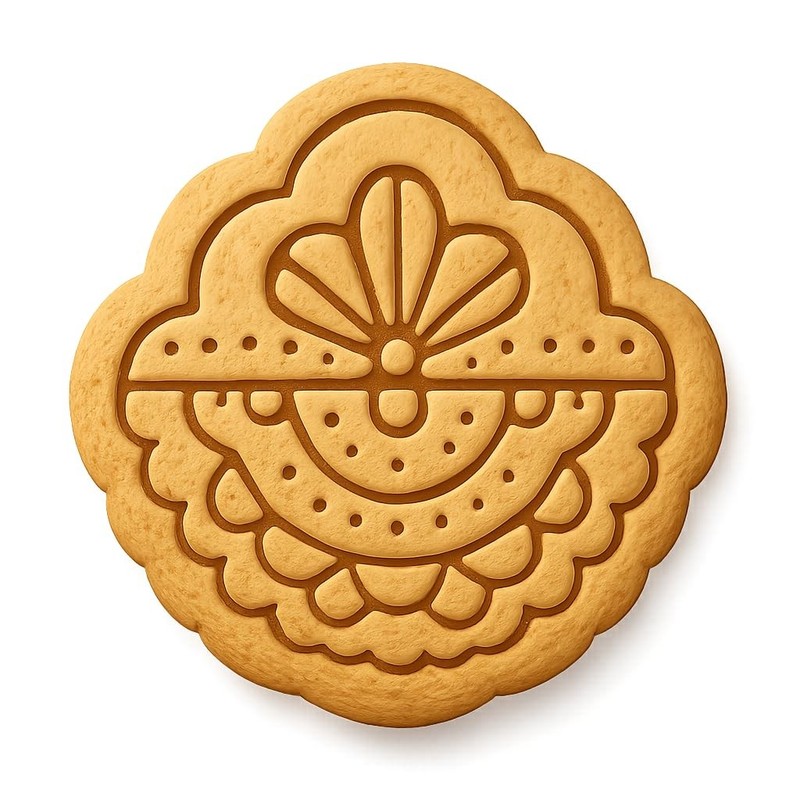 Lace Boho Cookie Cutter & Stamp, Fondant & Clay – 4×4