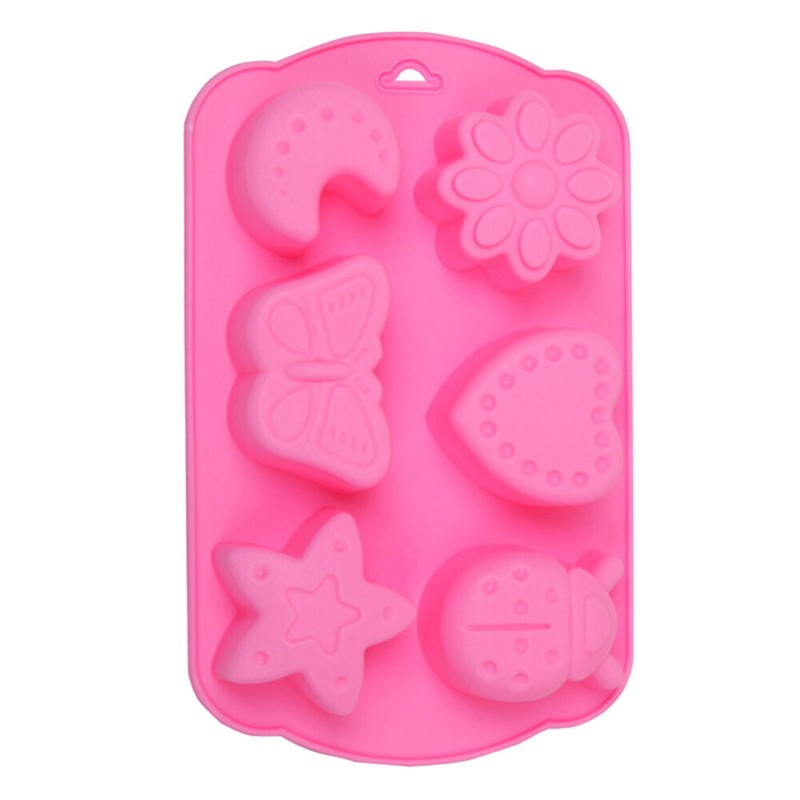 6 Cavity DIY Chocolate Mold Silicone Molds Handmade Soap Candy gallery