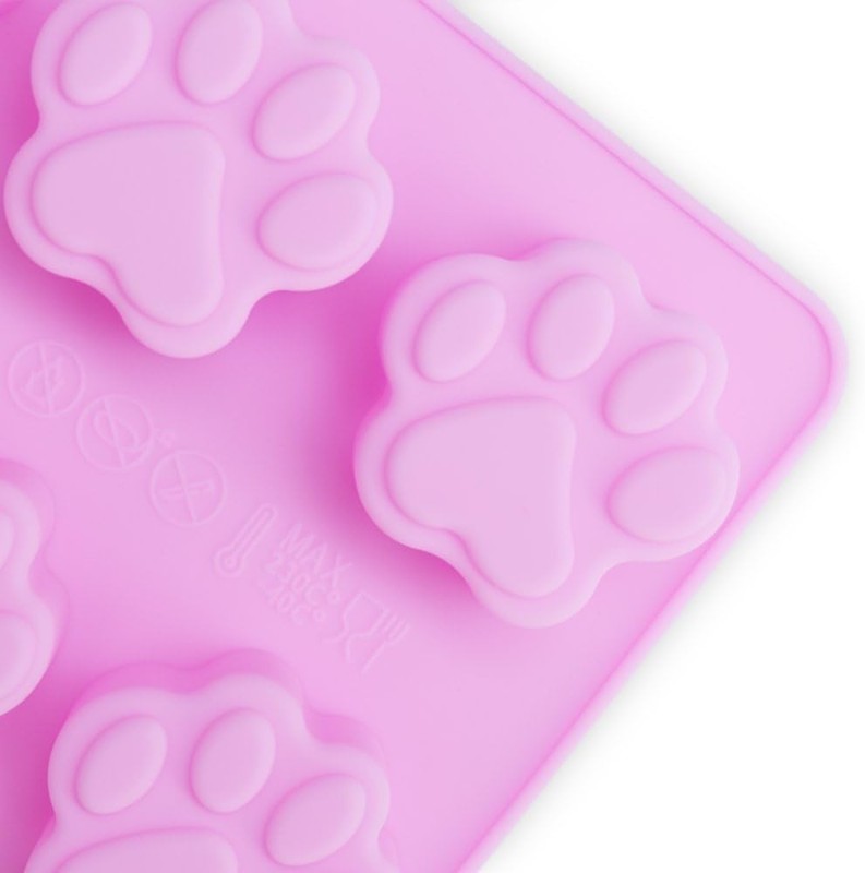 Versatile Puppy Paw & Bone Silicone Molds - Safe for Oven, Freezer & Dishwasher gallery
