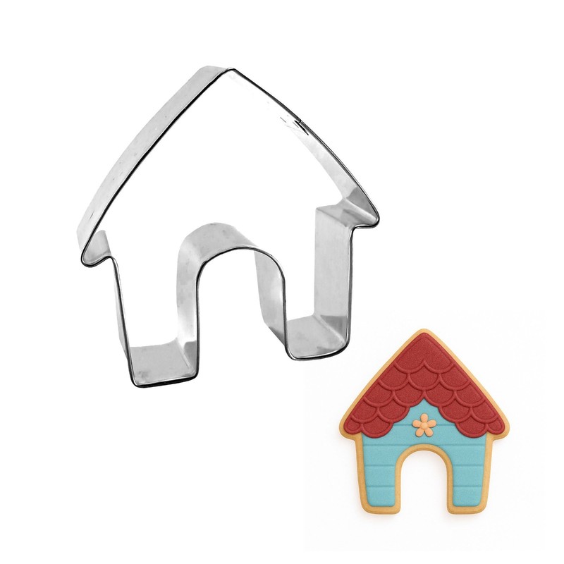 Doghouse 3.5” Cookie Cutter Metal Pet Animal Shelter Treats Made in the USA