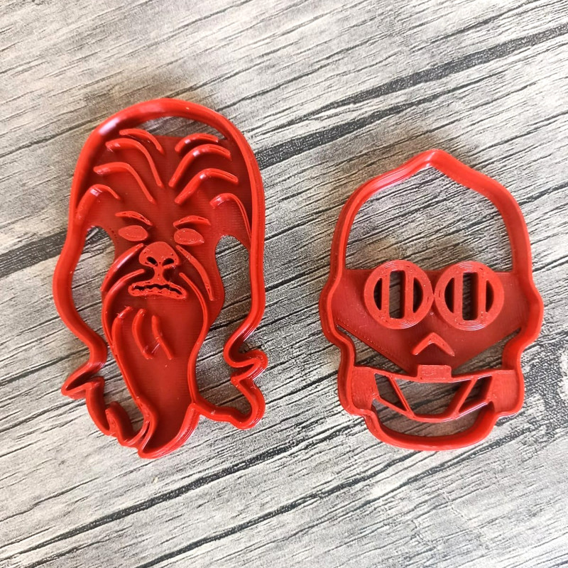 Star Wars Cookie Cutter Set Sci-Fi Fondant Embosser Birthday Biscuit Stamp gallery