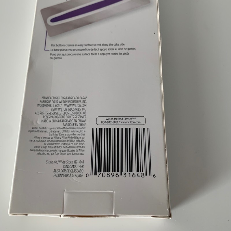 Wilton Cake Icing Smoother, Excellent condition, original box gallery