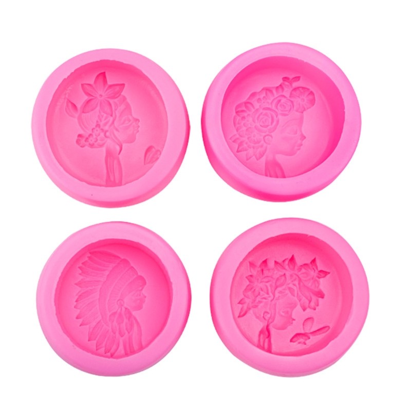 3D Fondant Mold Little Girl Shaped Chocolate Mold Professional Baking Tools gallery