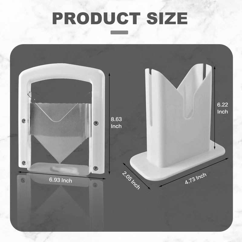 Stainless Steel Bagel Slicer Cutter for Home Kitchen Gadget Bread Slicing gallery