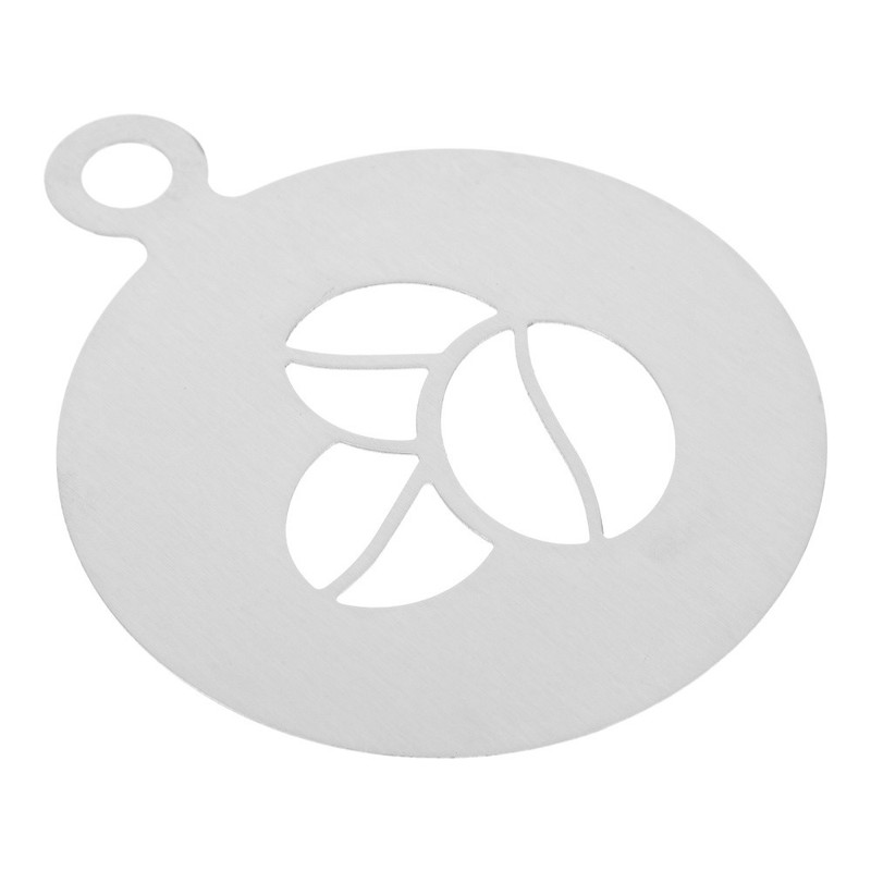 Food Grade Stainless Steel Coffee Template for Coffee Art and Baking Decoration gallery