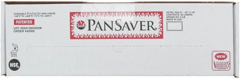 Pansaver 42002 Disposable Pan Liners Fits 6″D Full-Size Ste Table Pans