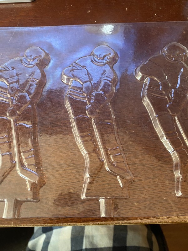 Hockey Lollipop Candy Molds Set of 3 Excellent Condition