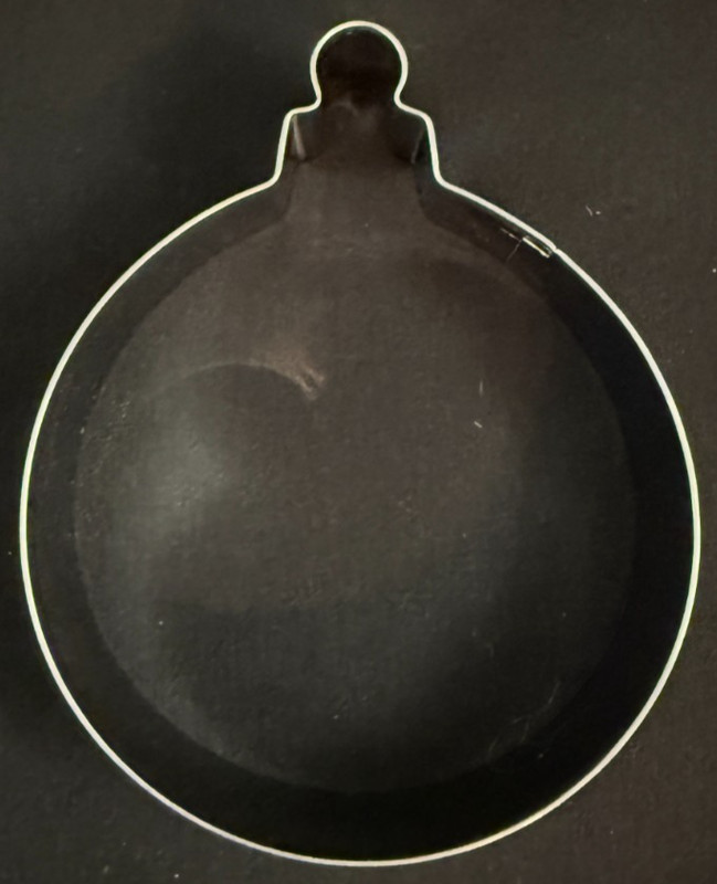 Celebrate It – Cookie Cutter – Ornament – Silver – Approx. 2.75″ x 3.5″
