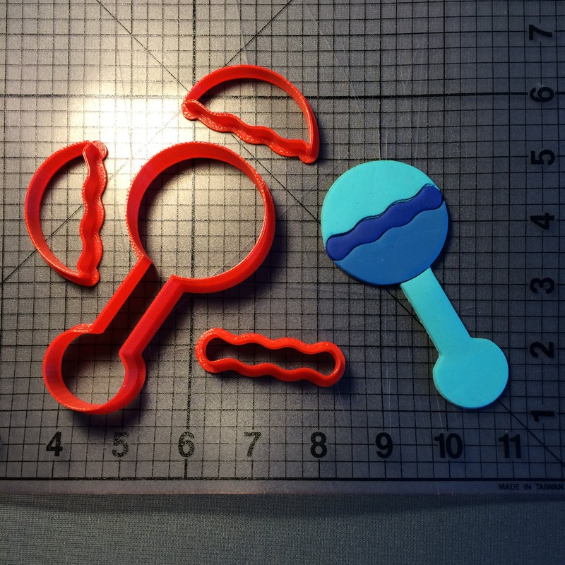 Baby Rattle 100 Cookie Cutter Set