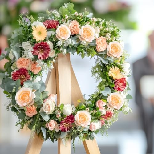 12Pcs Realistic Fake Roses Faux Flowers with Long Stems, Artificial Silk Cream gallery