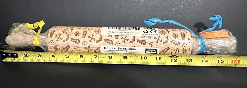 Halloween Embossed Rolling Pin Laser Cut made in France – NEW
