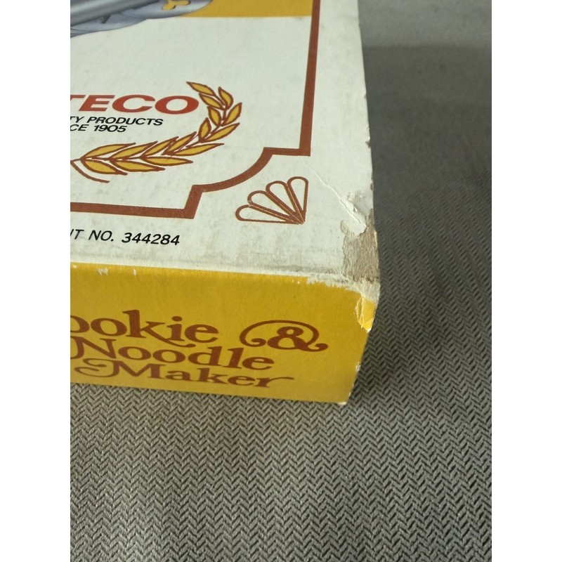 New Vintage ATECO Original Cookie And Noodle Maker Press M# 685 USA Sealed Box gallery