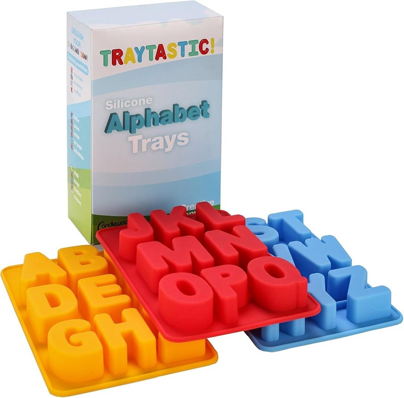 Mirror-Image Silicone Letter Trays - Perfect for Precision Melting & Molding gallery