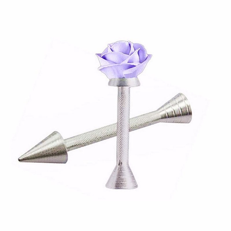Cake Decorating Rod Aluminum Piping Cone Cream Rose Supporter Tool 2 Pack gallery