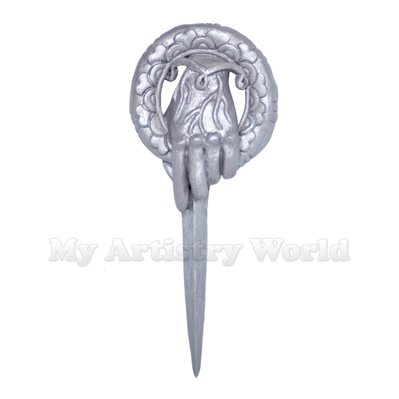 A flat (2D) Hand of the King | Game of Thrones cake topper