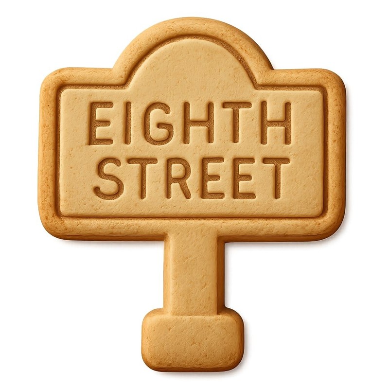 Eighth Street Design 2 Cookie Cutter & Stamp, Fondant & Clay – 3.5×4″
