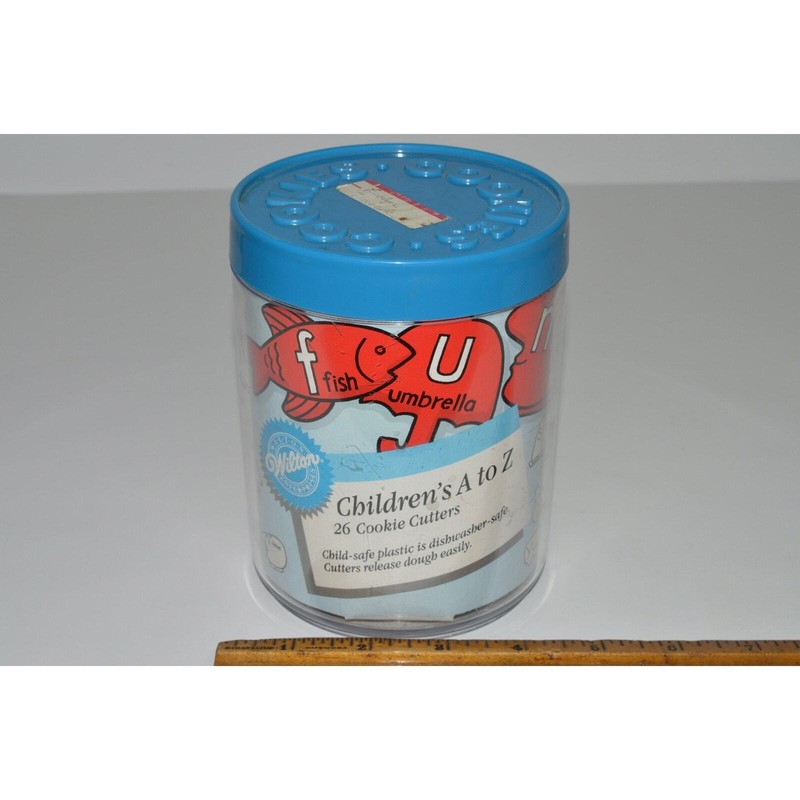 Wilton Childrens A to Z Cookie Cutters Set of 26 Plastic Alphabet Cookie Cutters gallery