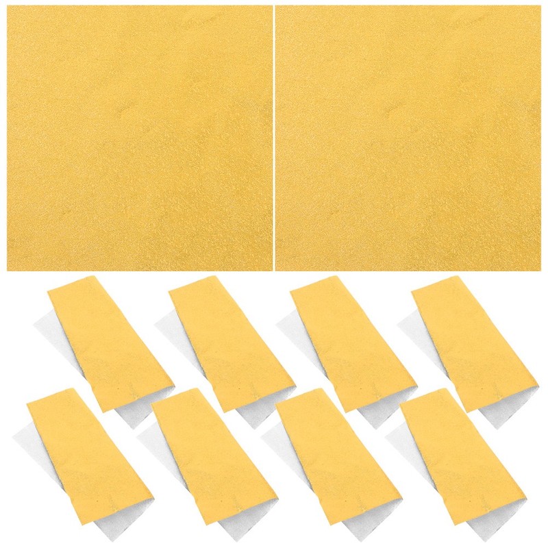 100Pcs Reusable Gold Aluminum Foil Wrappers for Candy Wrapping and Packaging