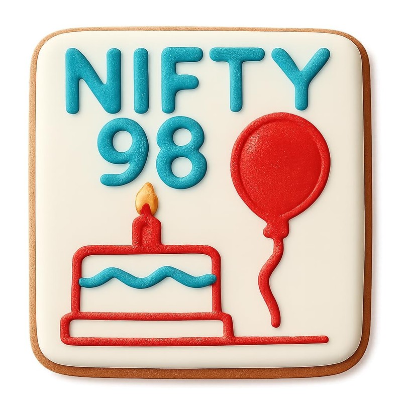 Nifty 98 Modern Cookie Cutter & Stamp, Fondant & Clay - 4x4" gallery