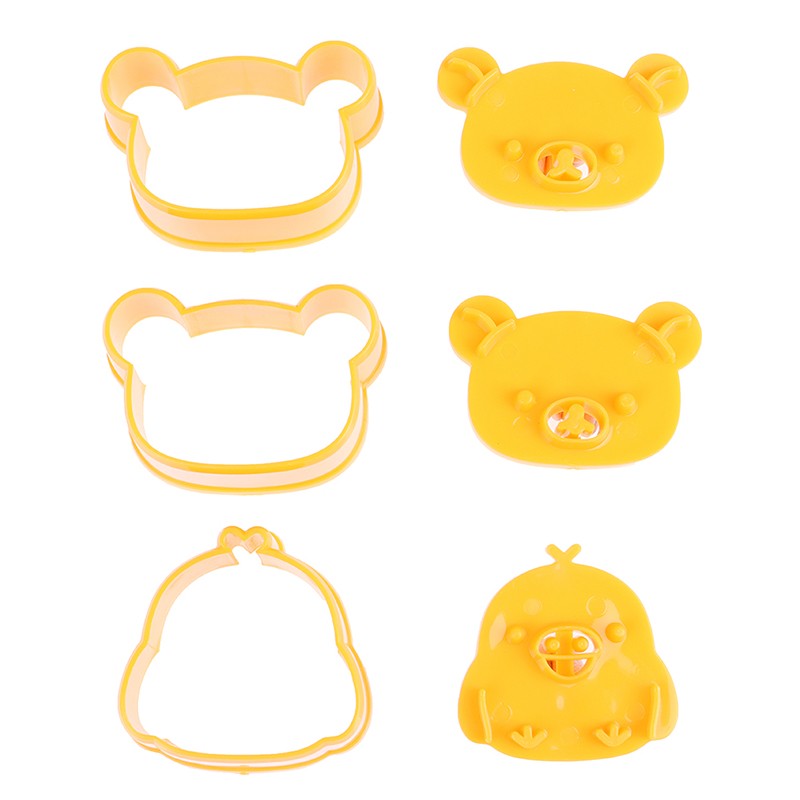 3Pcs/Set Cute Bear Sandwich Mold Bread Cake Biscuit Embossing Device Tools gallery