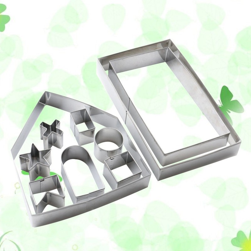10 PCS Biscuit Moulds Gingerbread Cake Mold Christmas Cookie Molds gallery