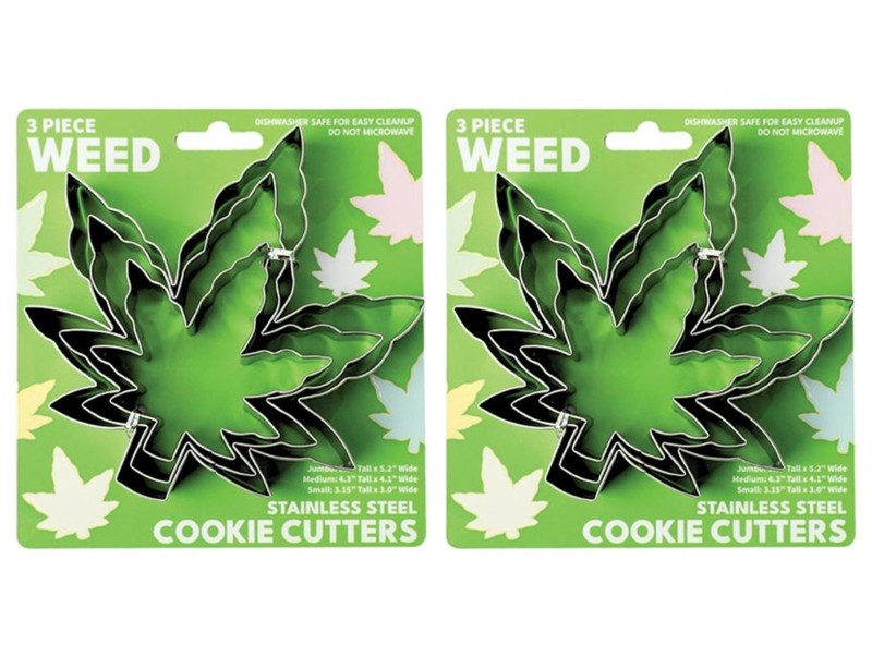 COOKIE CUTTER SETS 3 or 6 PIECE WEED SET gallery