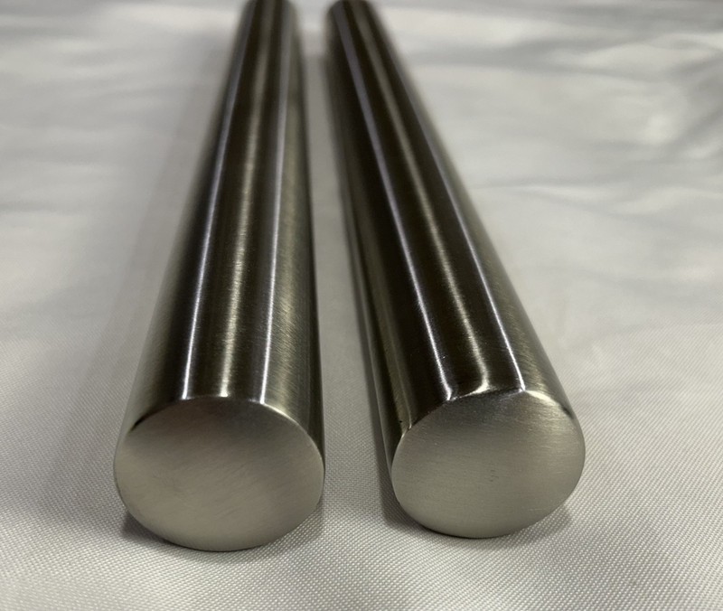 Matching Pair 16" Stainless Steel French Rolling Pins 1.5"Dia **NEW Open Box** gallery