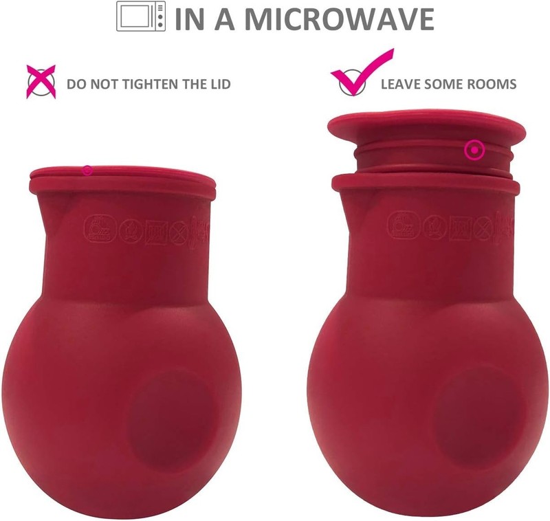 Microwave & Dishwasher Safe Silicone Baking Containers - Melt and Pour Set of 2 gallery