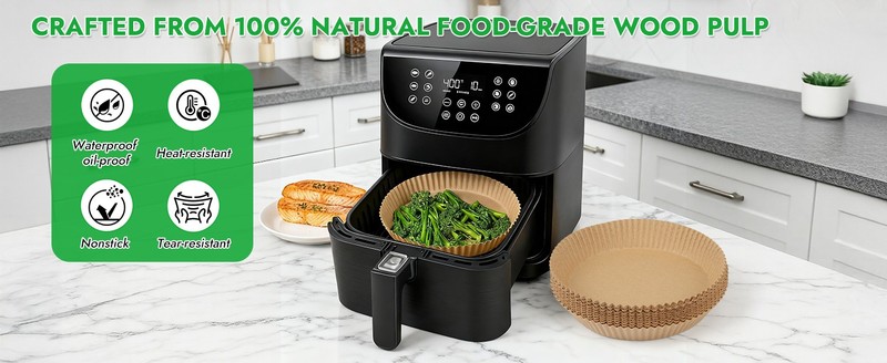 300PCS Disposable Air Fryer Liners for AF141 5QT Pro AF181 gallery