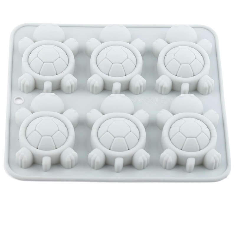 AIBOYA 6 Cavity Turtle Silicone Candy Molds For Candy Chocolate Set Of 2 gallery