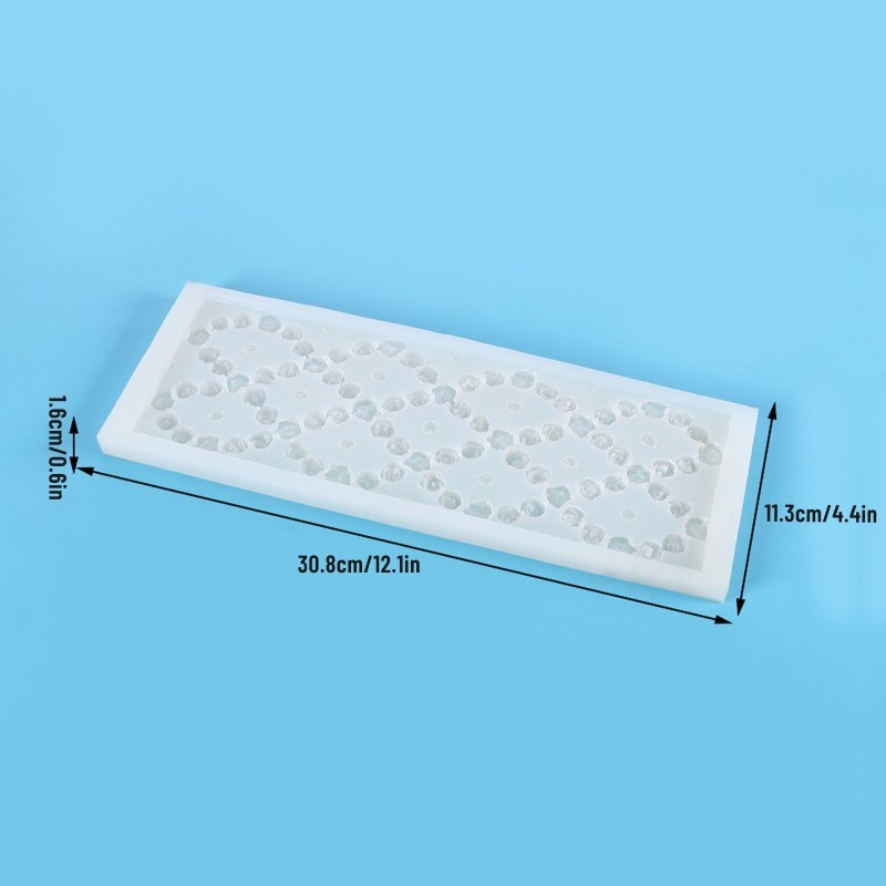 Little Rose & Leaves Mold Frame Cake Decorating Tools Pastry Baking Mold gallery