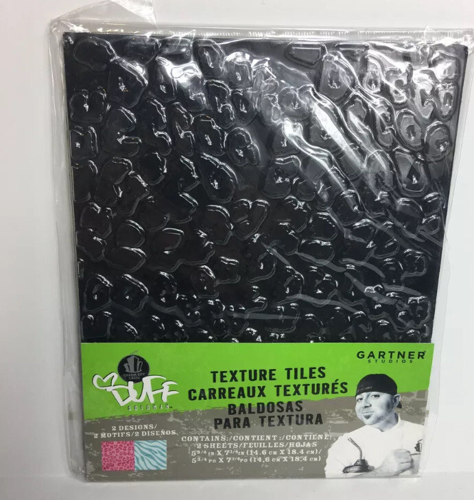 Duff Goldman Texture Tiles Charm Cake City Leopard Zebra Gartner Studios New