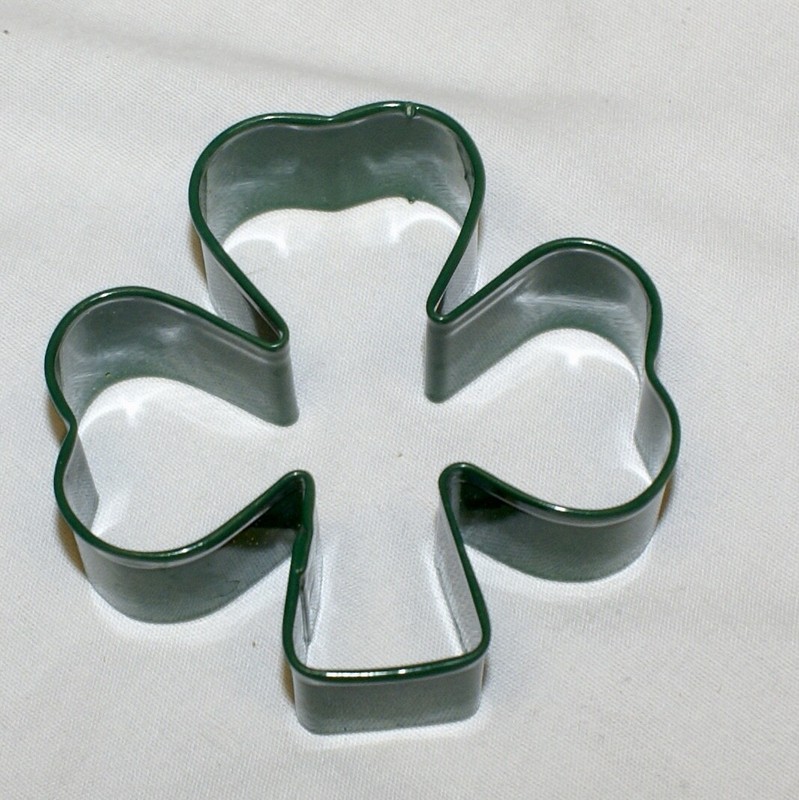 VTG Cookie Cutters St Patrick's Day Irish Club Clover Shamrock Biscuit Aluminum gallery