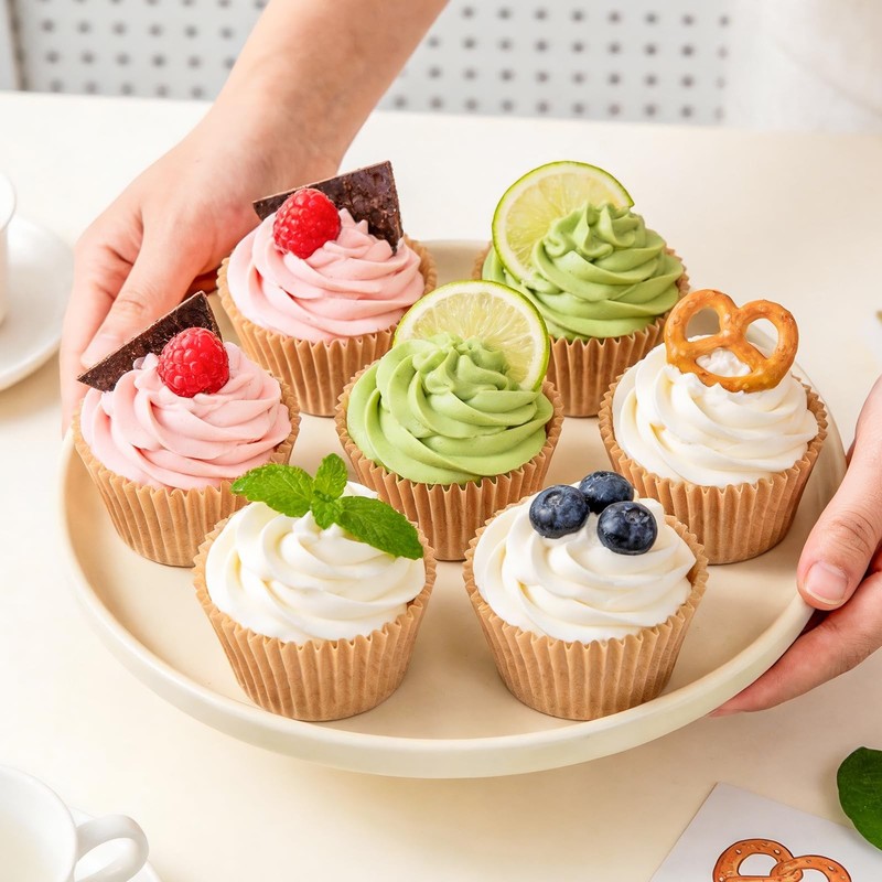 2000Pcs Standard Cupcake Liners, Greaseproof & Non-Stick Muffin Liners, Food ... gallery