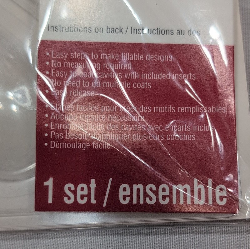 Celebrate It Valentine's Day Heart Plastic Chocolate Mold Set with Inserts gallery