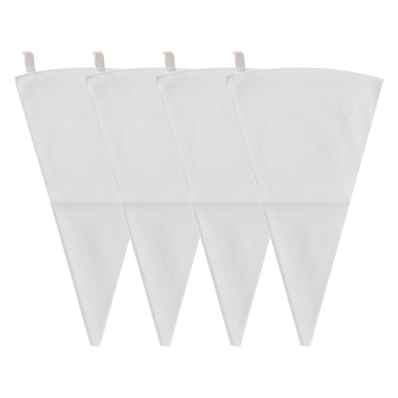 4 PCS Reusable Cloth Pastry Bag 12 Inch Large Cake Piping Decorating Icing