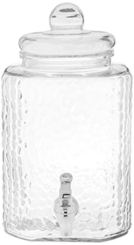 210266-GB 1.5 Gallon Each Glass Beverage Drink Dispensers with Metal Clear gallery