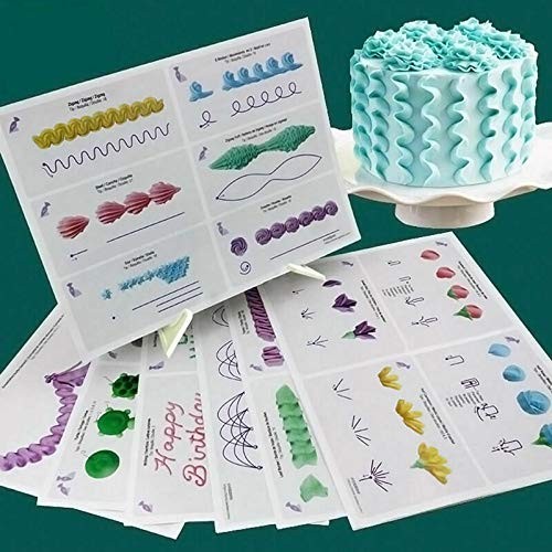 23 Sheet Cake Decorating Practice Board Icing Drawing As A4 paper, color gallery