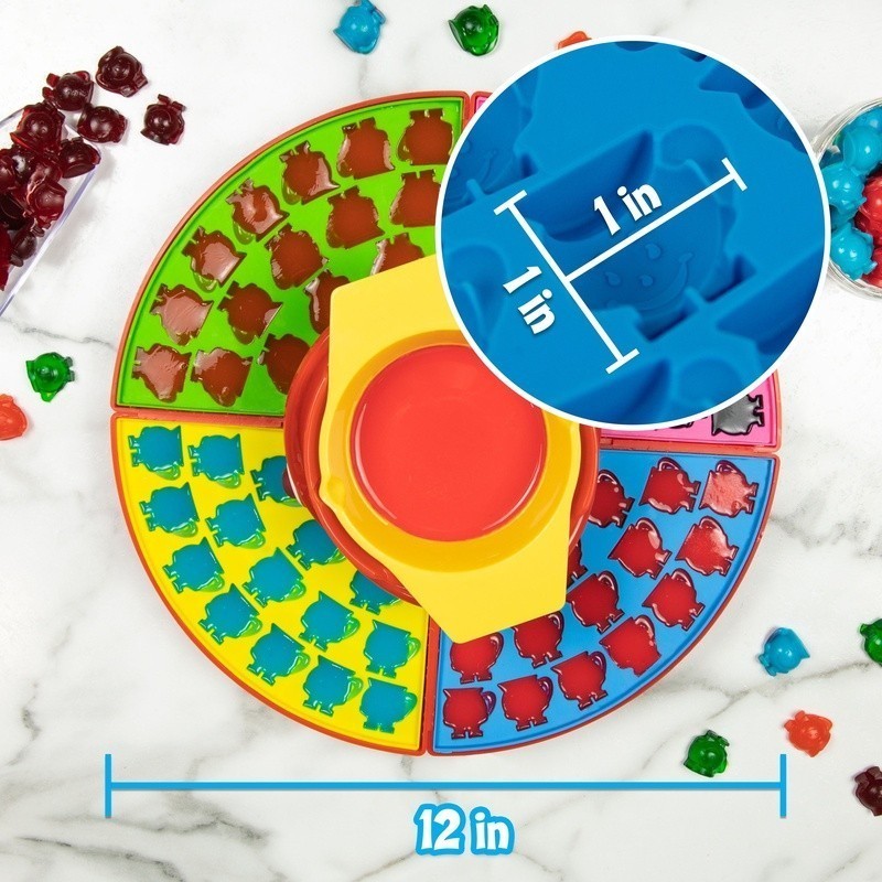 Gummy Candy Maker Set W/ Melting Pots Silicone Molds Delicious Family Fun New gallery