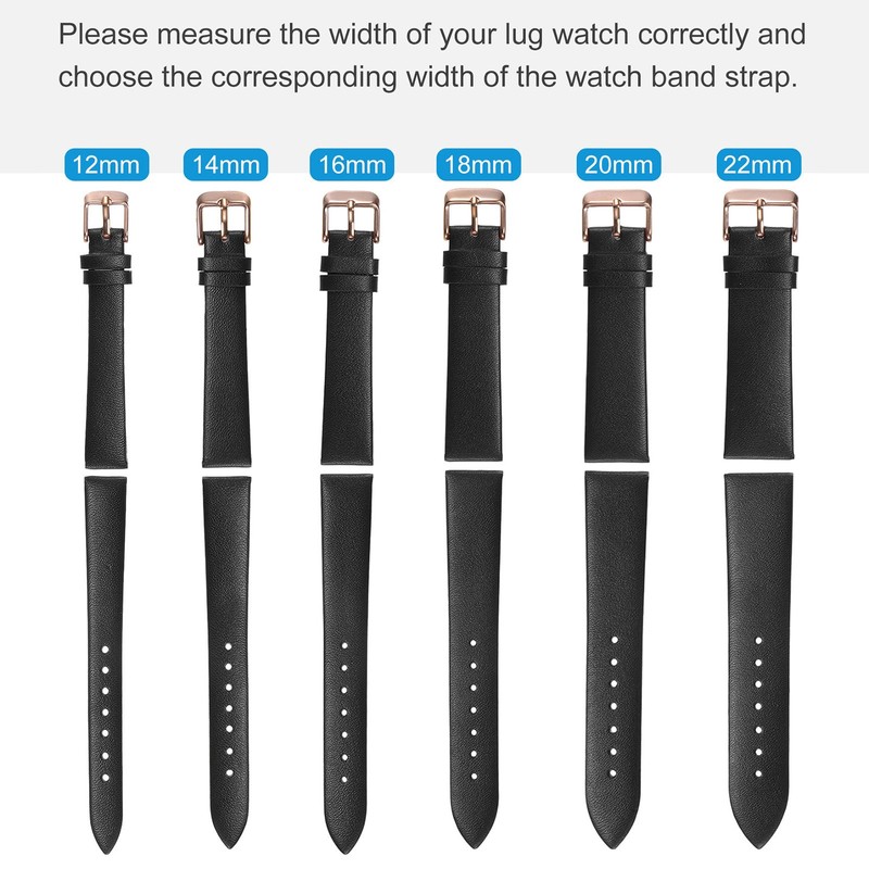 Genuine Leather Watch Strap 23mm Quick Release White gallery