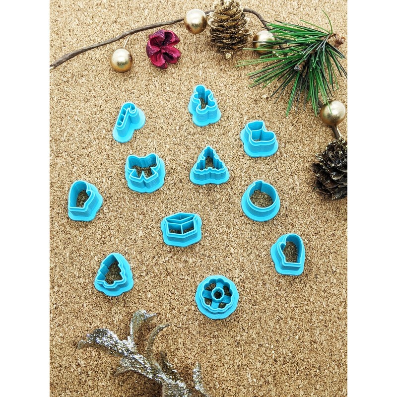 Christmas Cutters for cookies, ceramics, pottery, polymer clay, fondant & more gallery