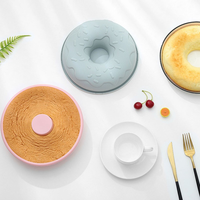 Mousse Cake Silicone Cake Bagel Maker Non-Stick Donut Baking gallery