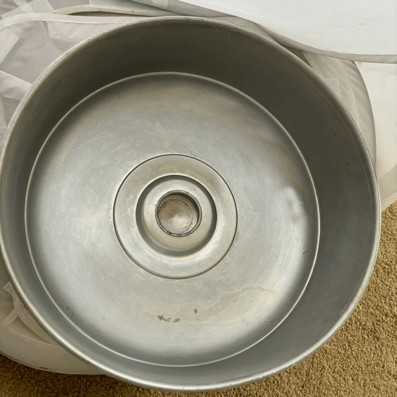 Kromex Spun Aluminum Cake Cover 1950’s gallery