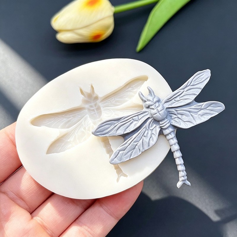 Dragonfly Silicone Sugarcraft Mold Resin Tools Cupcake Baking Fondant Mould