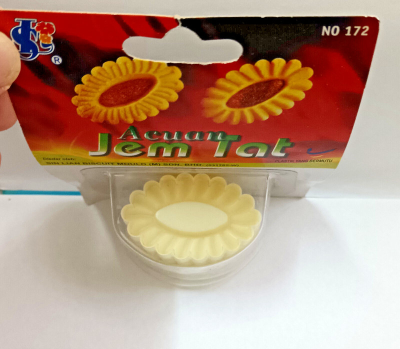 Set of 5 Pineapple Tart Jam Cookies Cutters - Marmalade Linzer Christmas Molds gallery